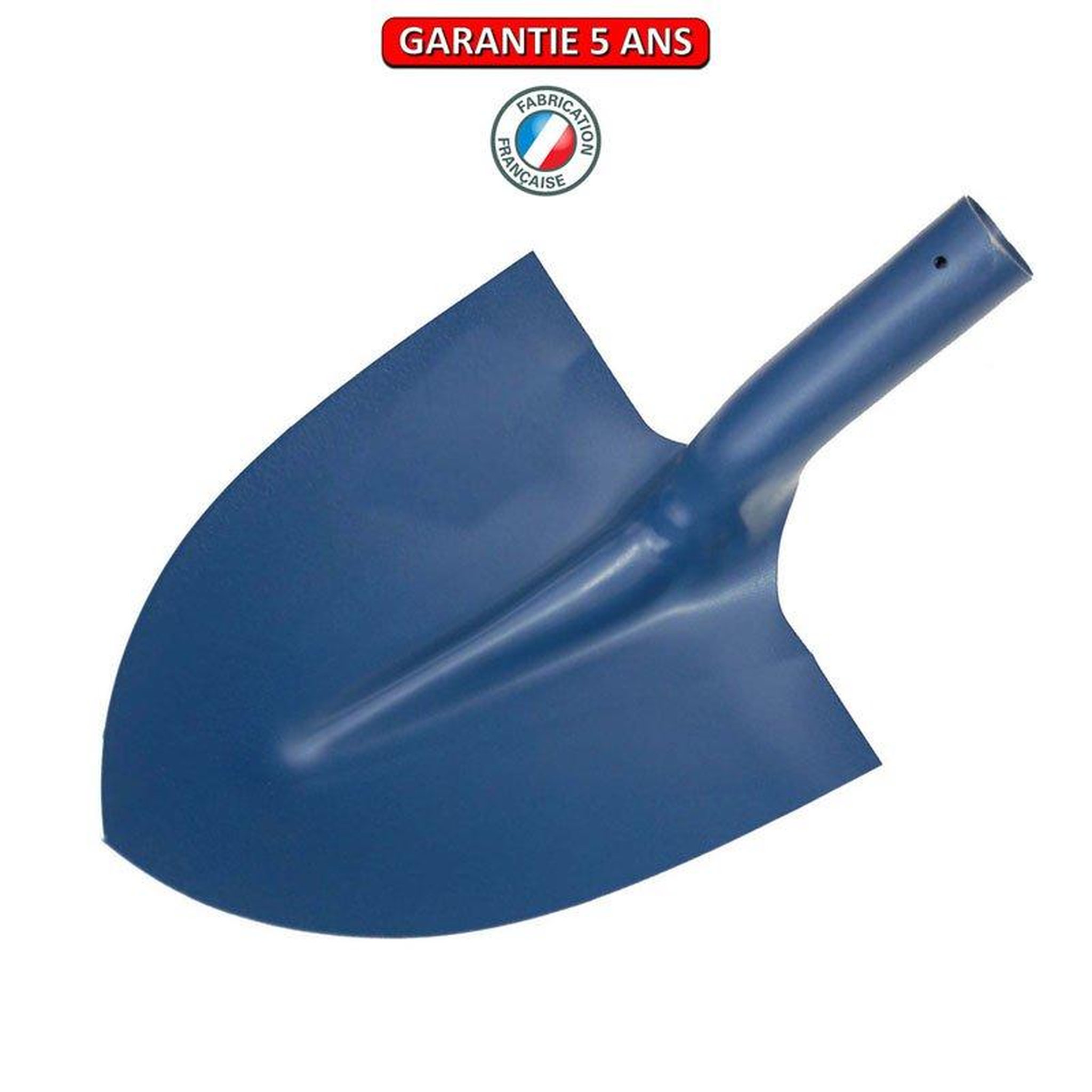 OUTILS PERRIN Pelle à terre ronde parisienne cdc 31 sans manche - largeur 31 cm