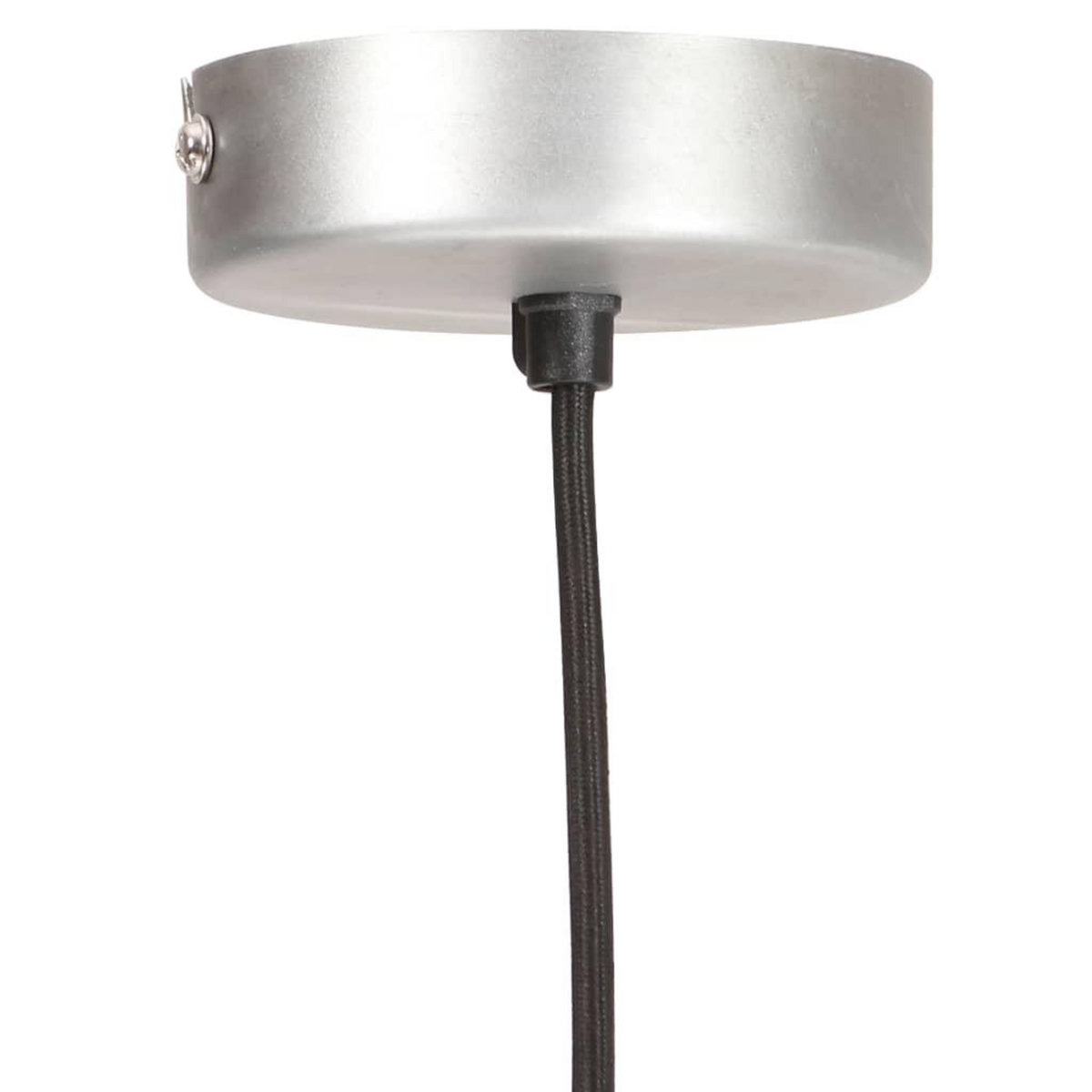 VIDAXL Lampe suspendue 25 W Argente Rond 28,5 cm E27