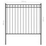 Voir la diapositive 4 : VIDAXL Cloture de jardin Acier 1,7x1,5 m Noir