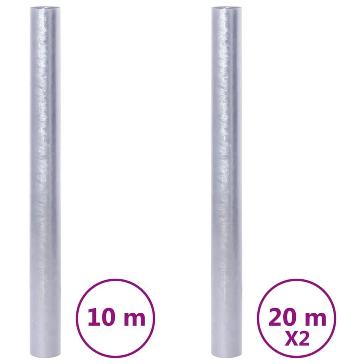 VIDAXL Films pour fenetre 3 pcs depoli motif arc-en-ciel 3D PVC