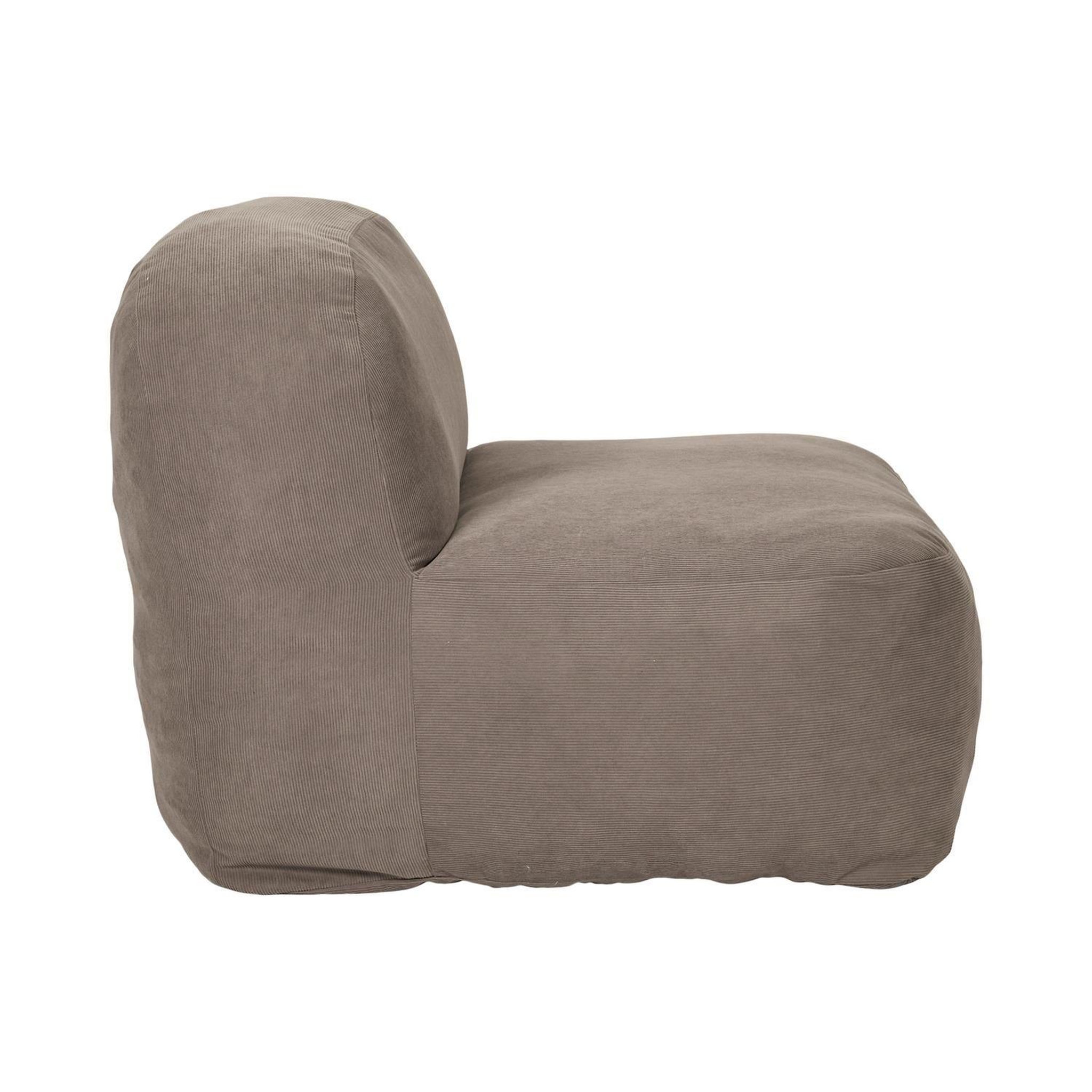 Voir la diapositive 4 : The Home Deco Factory Fauteuil compressé en velours côtelé sans montage denver
