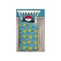 Voir la diapositive 3 : Pokemon Parure de lit réversible - POKEMON - Pikachu Laser - Microfibre - 1 housse de couette 140 x 200 cm + 1 taie 63 x 63 cm