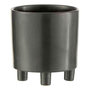 Voir la diapositive 1 : Paris Prix Cache-Pot en Céramique  Smoke  16cm Gris & Noir
