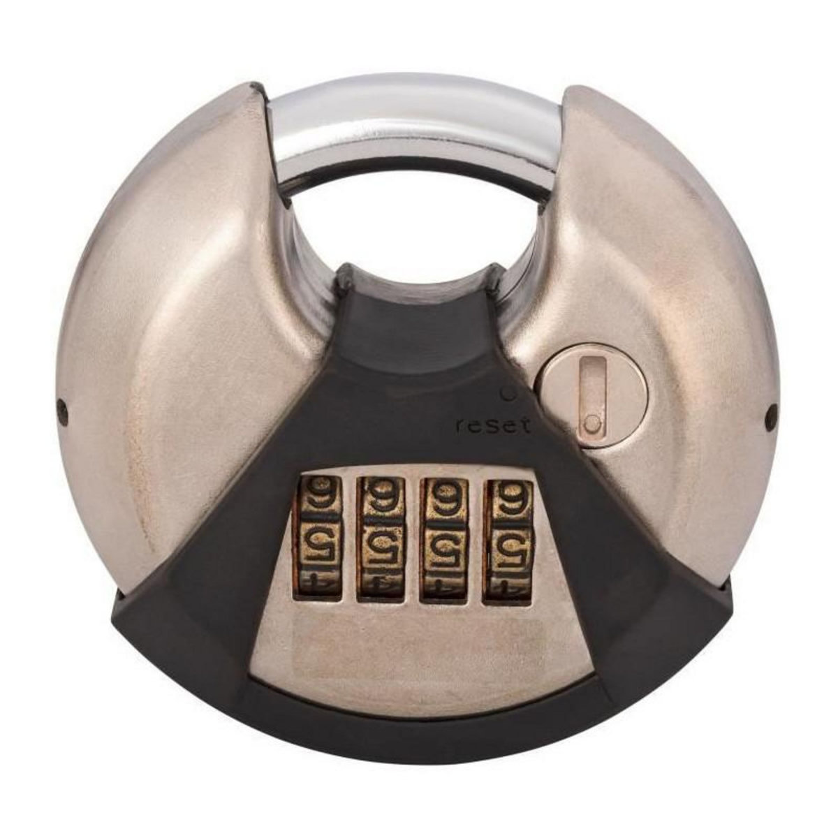 BURG WACHTER Cadenas cylindrique - BURG WACHTER - 23 C 70 SB - Acier inoxydable 70 mm, ouverture a code