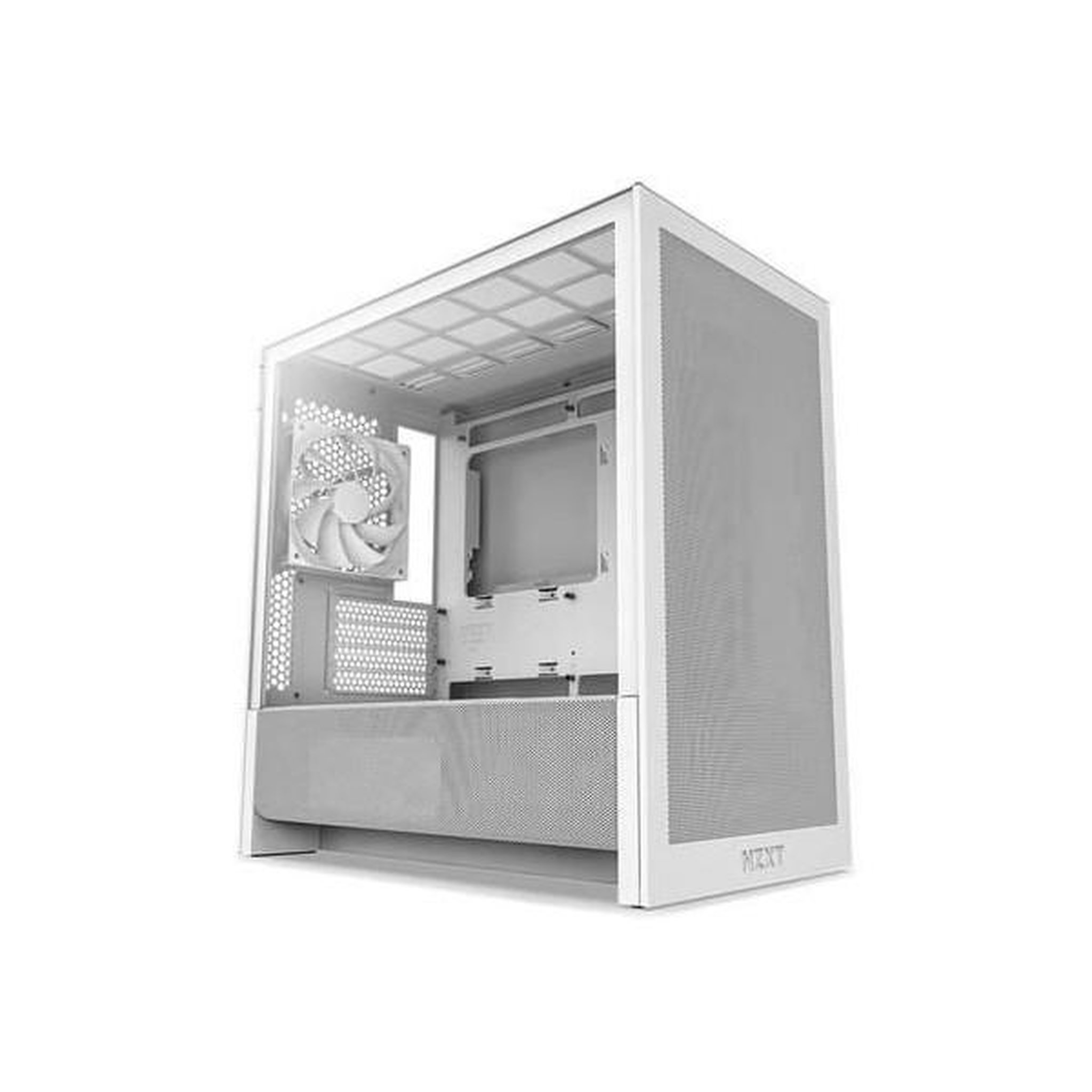 NZXT Boitier moyen-tour micro-atx - nzxt - h3 flow - blanc - airflow remarquable - support gpu grand format