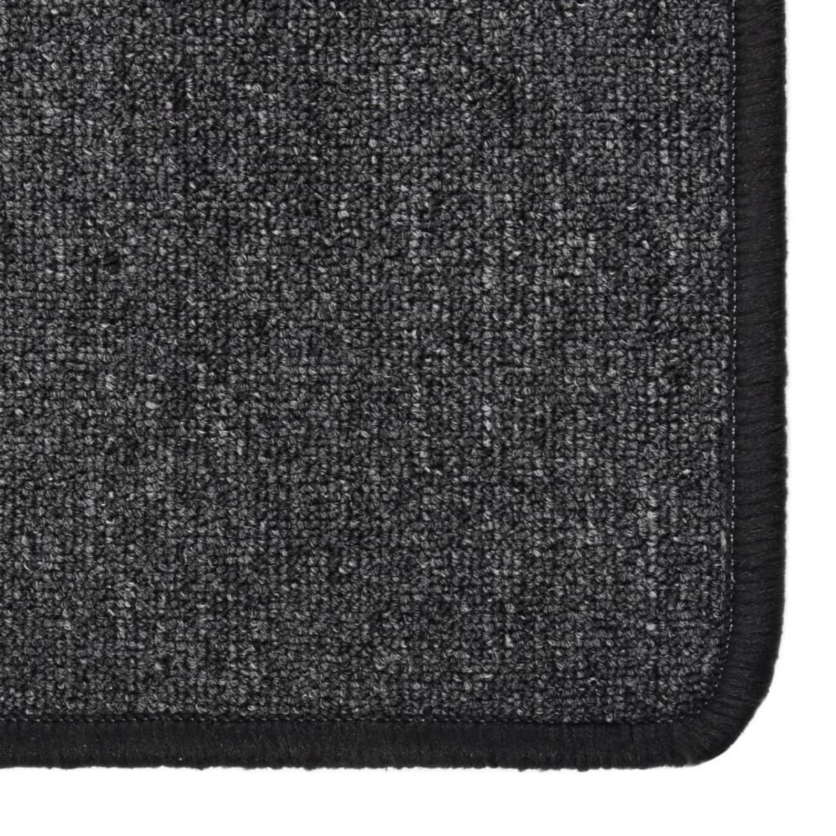 VIDAXL Tapis de couloir Anthracite 80x200 cm