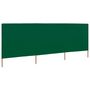 Voir la diapositive 2 : VIDAXL Paravent 3 panneaux Tissu 400 x 80 cm Vert