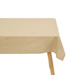 ATMOSPHERA Nappe Brodé en Coton  Joy  150x250cm Beige