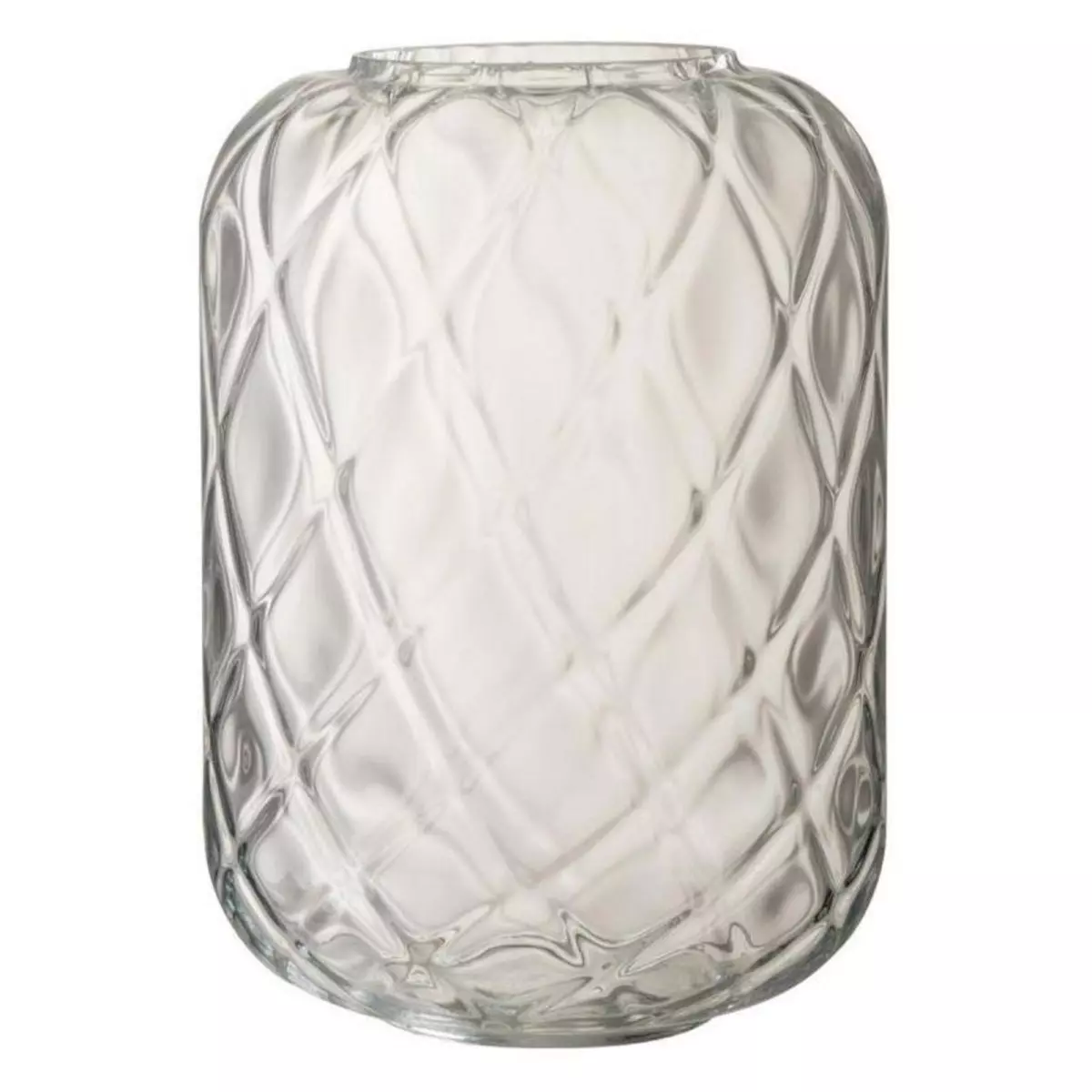 Paris Prix Vase Design  Motif Verre  34cm Transparent