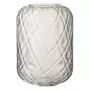 Paris Prix Vase Design  Motif Verre  34cm Transparent