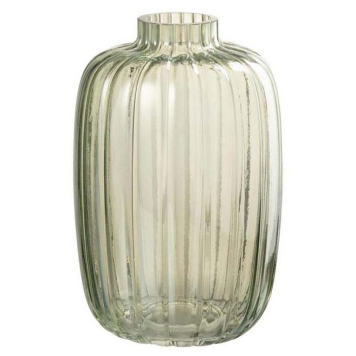 Paris Prix Vase Design en Verre  Lignes  20cm Vert