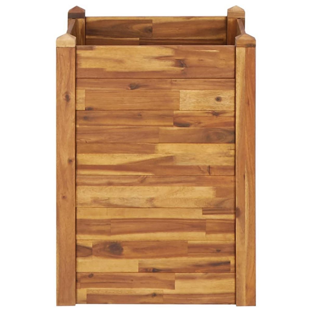 VIDAXL Lit sureleve de jardin 60x60x84 cm Bois massif d'acacia