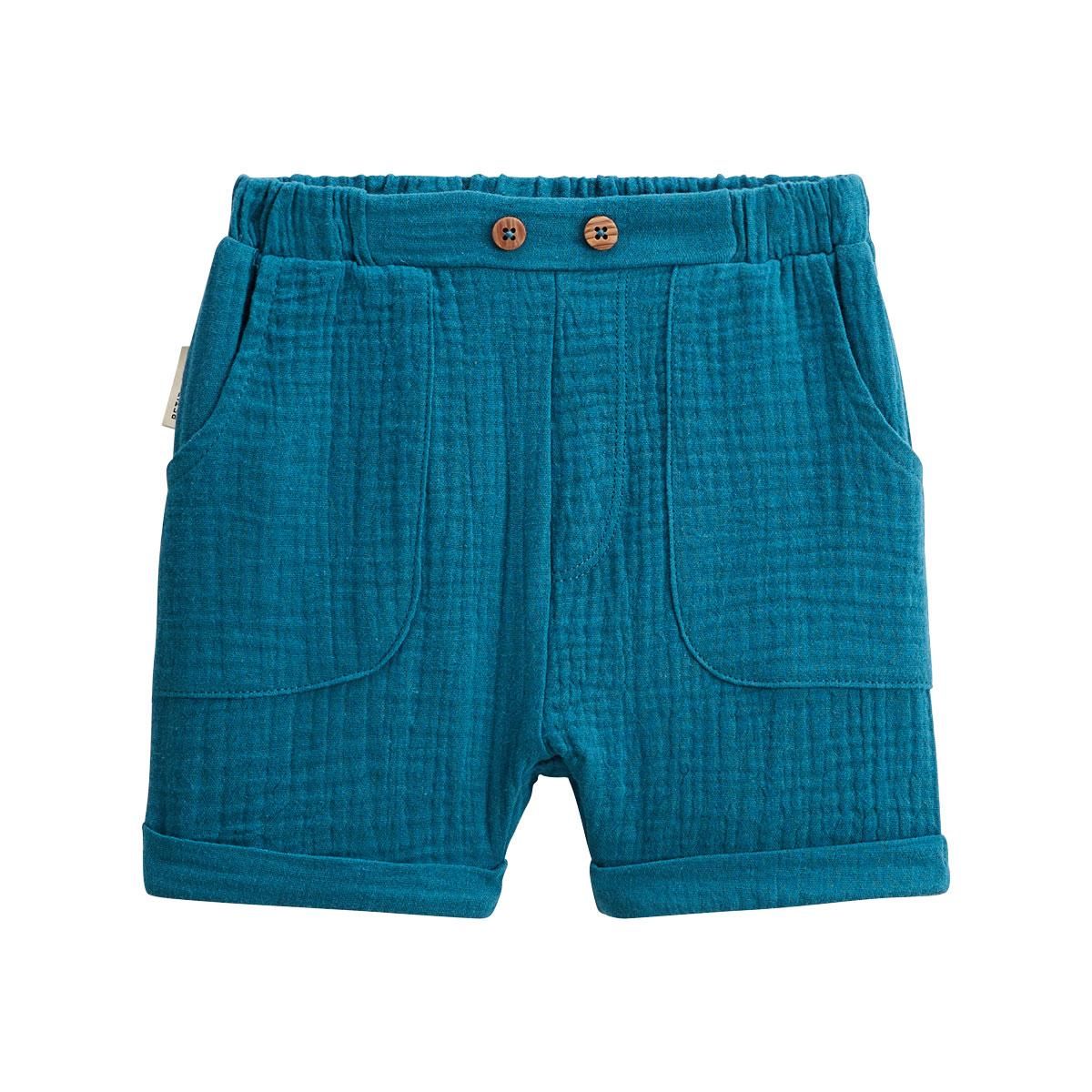 Petit Béguin Ensemble bébé t-shirt et short Magic Ocean