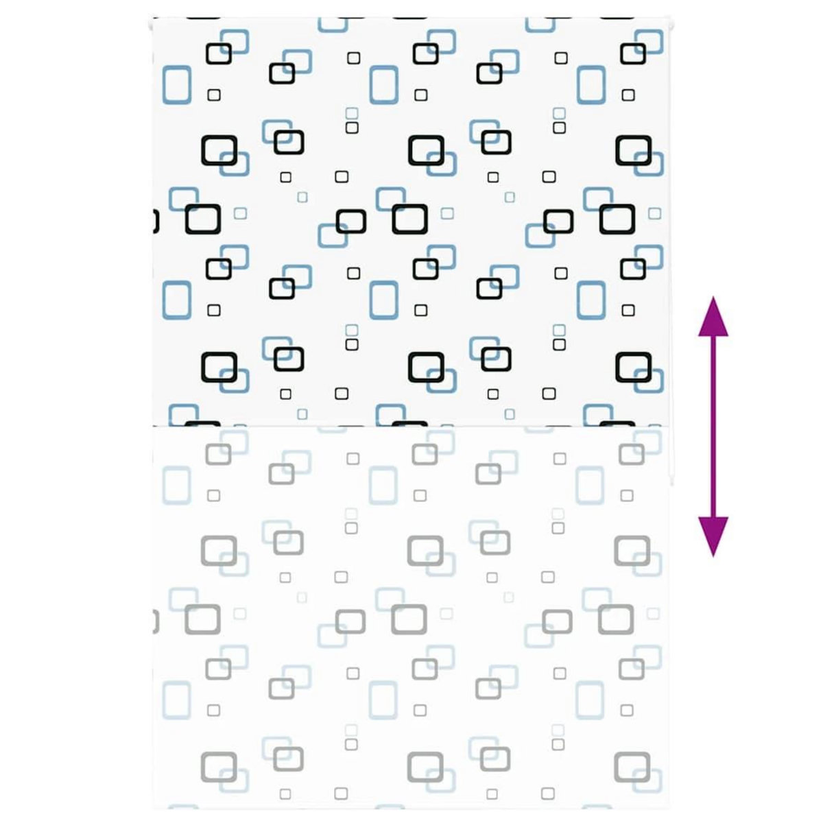VIDAXL Store enrouleur de douche 160x240 cm largeur du tissu 156 cm