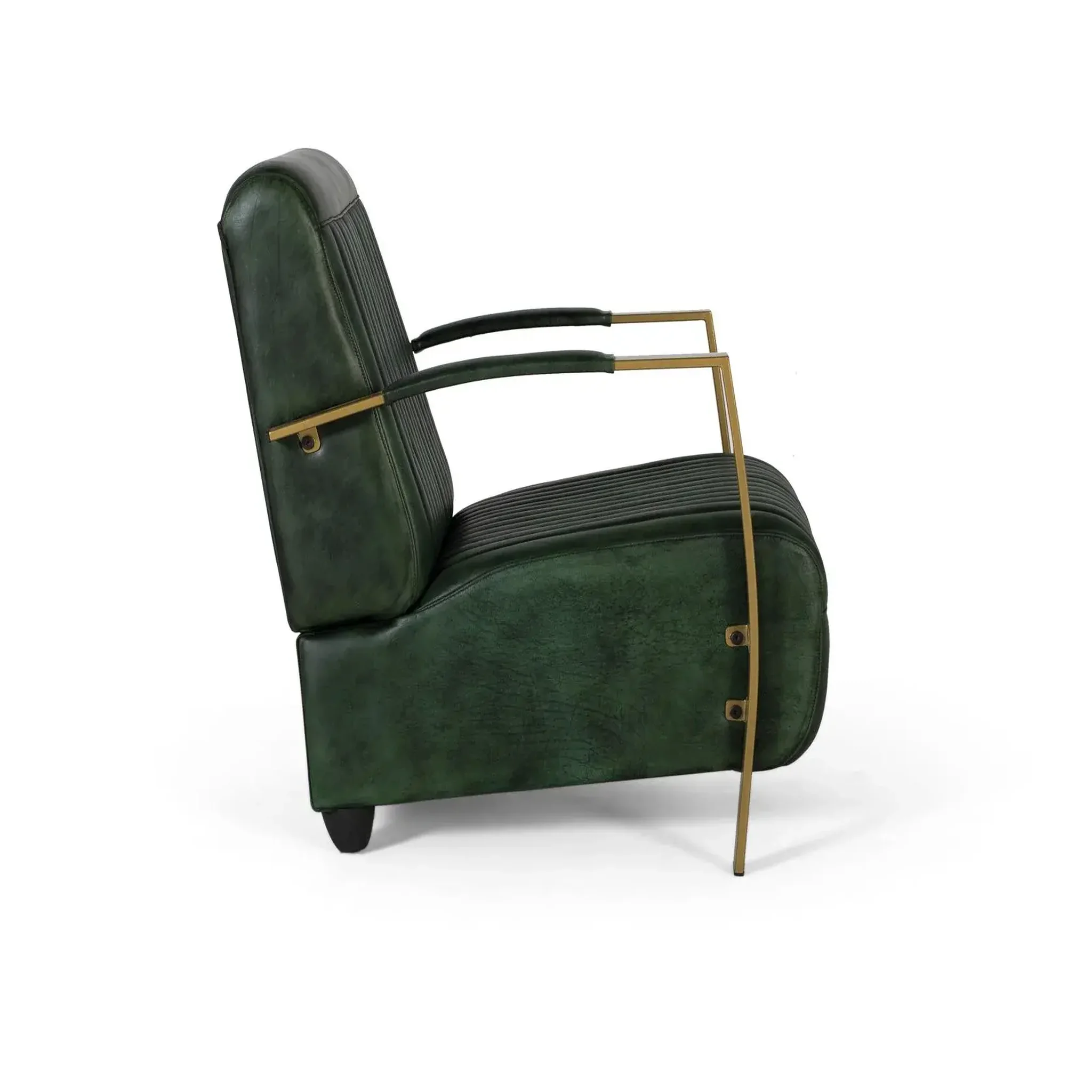 Voir la diapositive 3 : GINER Y COLOMER SL Fauteuil en cuir 65 cm style moderne élégant