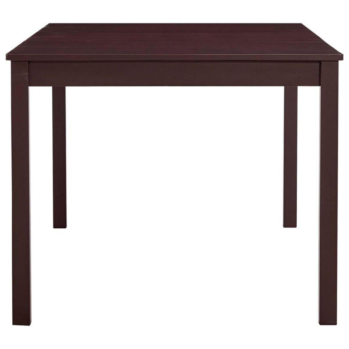 VIDAXL Table a manger Marron fonce 180x90x73 cm Bois de pin
