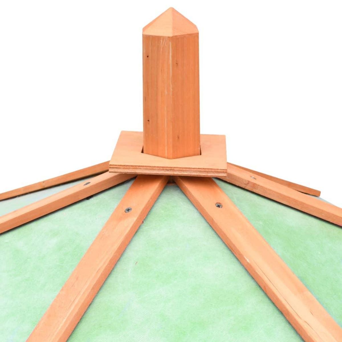 VIDAXL Poulailler Bois de pin massif et sapin 126x117x125 cm