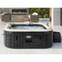 Voir la diapositive 2 : INTEX Spa gonflable PureSpa Ardoise carré Bulles 6 places - Intex