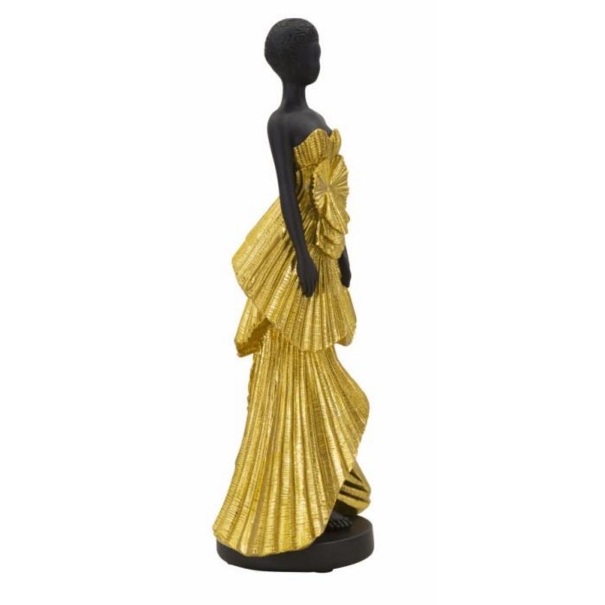 Paris Prix Statuette Déco Femme  Fashion  33cm Or