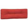 Voir la diapositive 5 : VIDAXL Coussins de palette lot de 2 rouge tissu