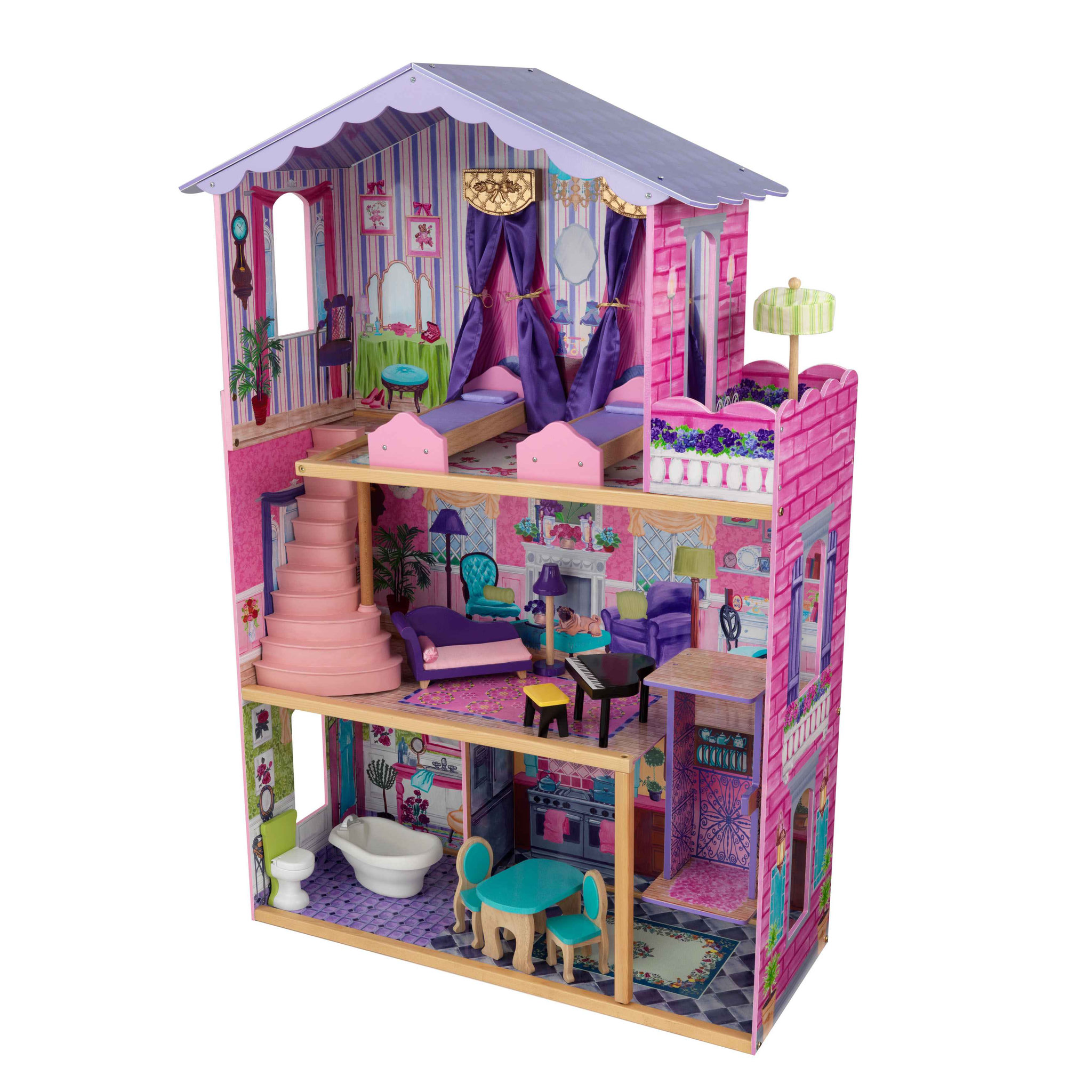Voir la diapositive 1 : Kidkraft Maison de poupée ma maison de rêve