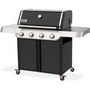 Voir la diapositive 2 : Weber Barbecue gaz Genesis E-415 black 4 brûleurs sur chariot, 86x48 cm