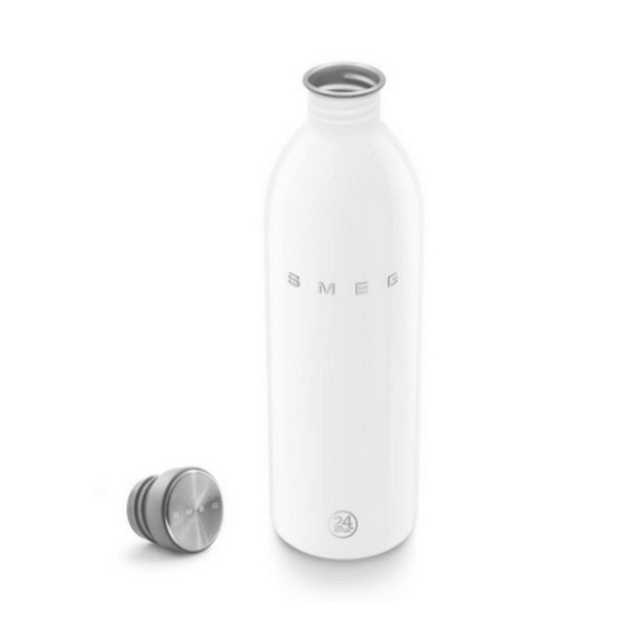 Voir la diapositive 2 : SMEG Bouteille isotherme 1l blanc - wbf02wh
