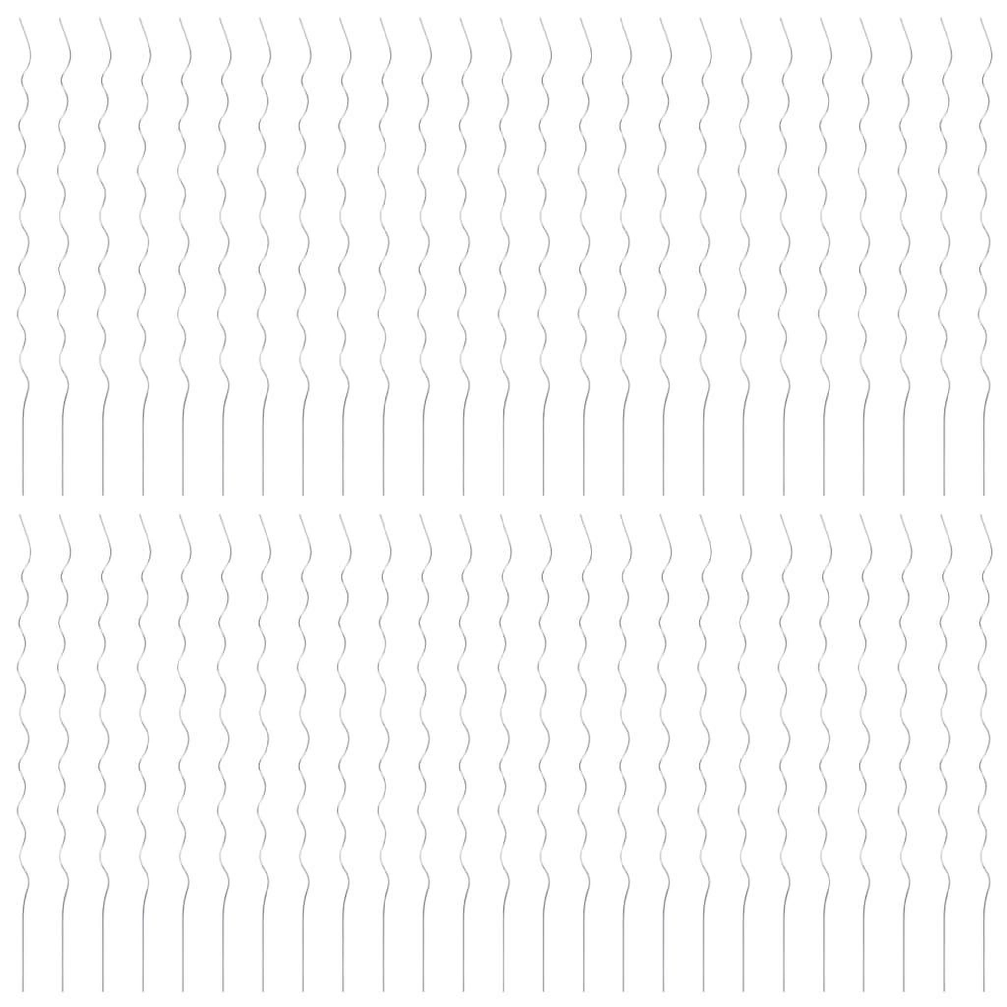 Voir la diapositive 3 : VIDAXL Supports de plantes en spirale 50 pcs Acier galvanise 170 cm