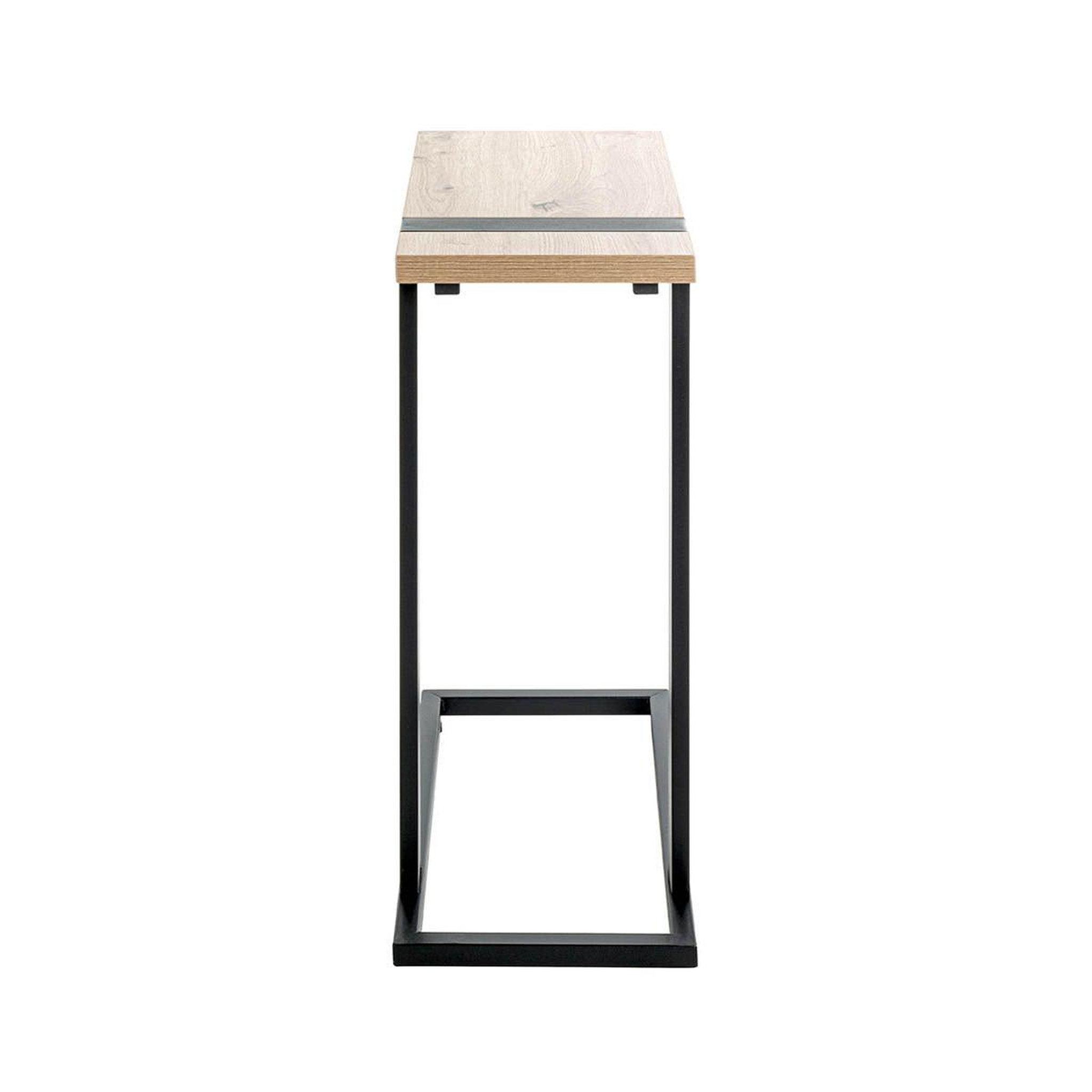 Voir la diapositive 3 : Paris Prix Table d'appoint  miranda  64cm chêne & noir