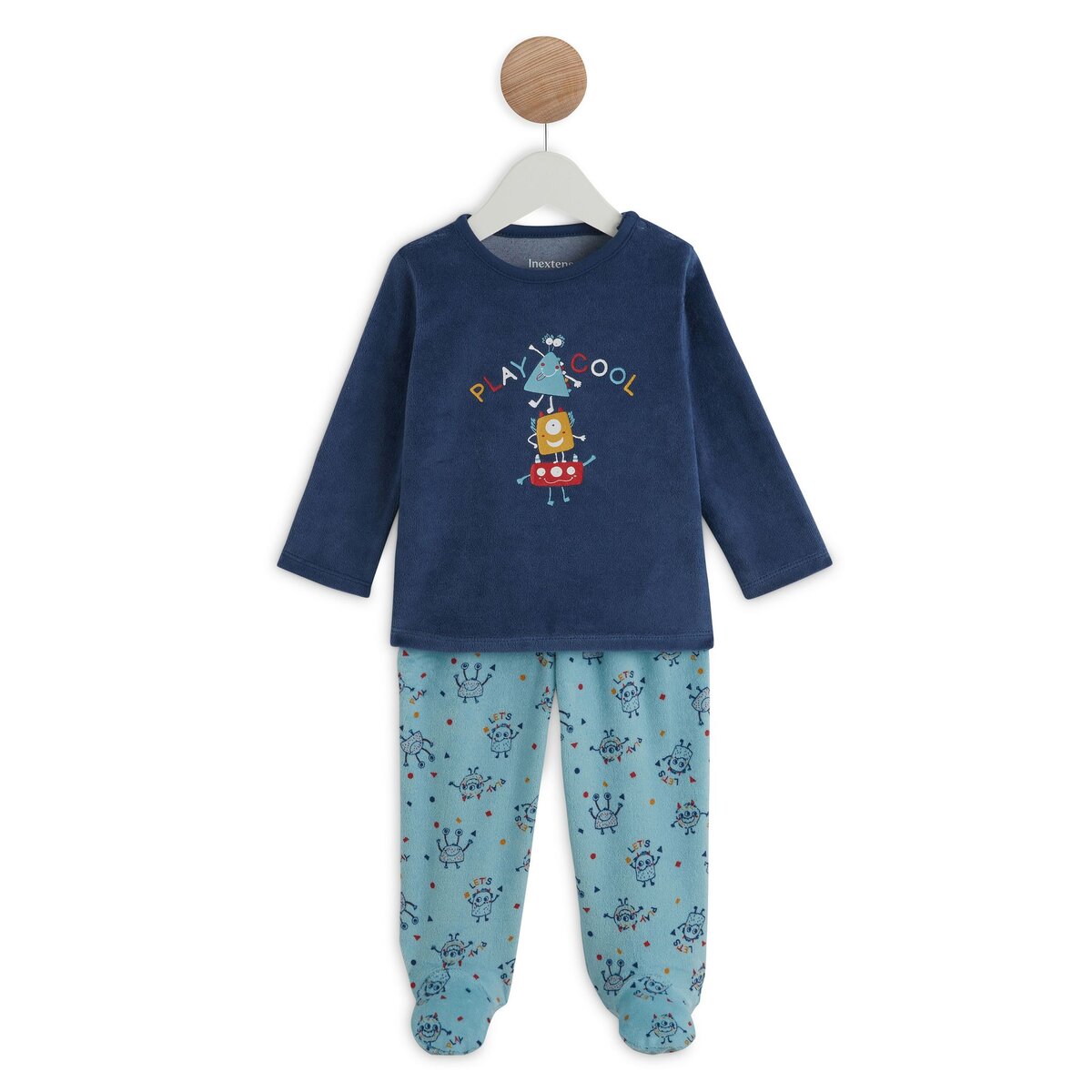 Pyjama velours bébé