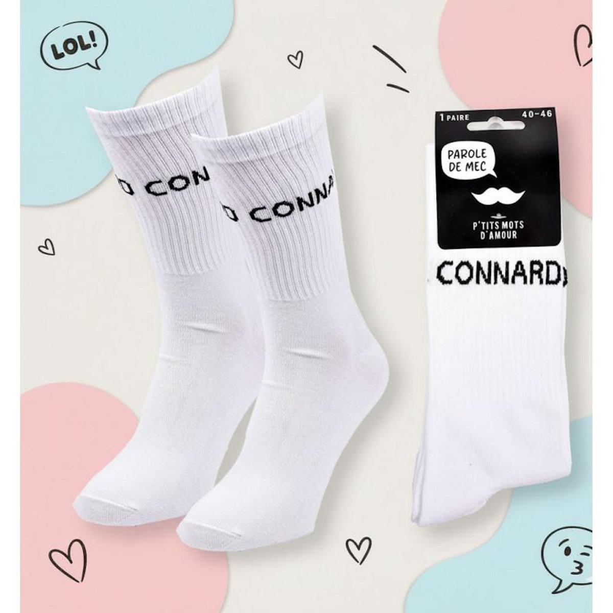 OZABI OZABI Chaussettes Homme Message Humoristiques