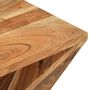 Voir la diapositive 5 : VIDAXL Table d'appoint 35x35x55 cm Bois massif d'acacia