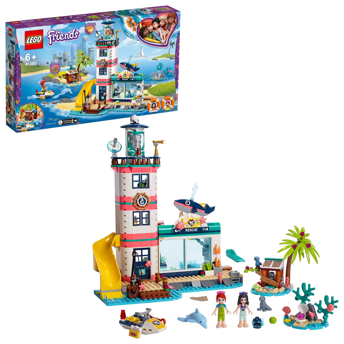 LEGO Friends 41380 - Le centre de sauvetage du phare