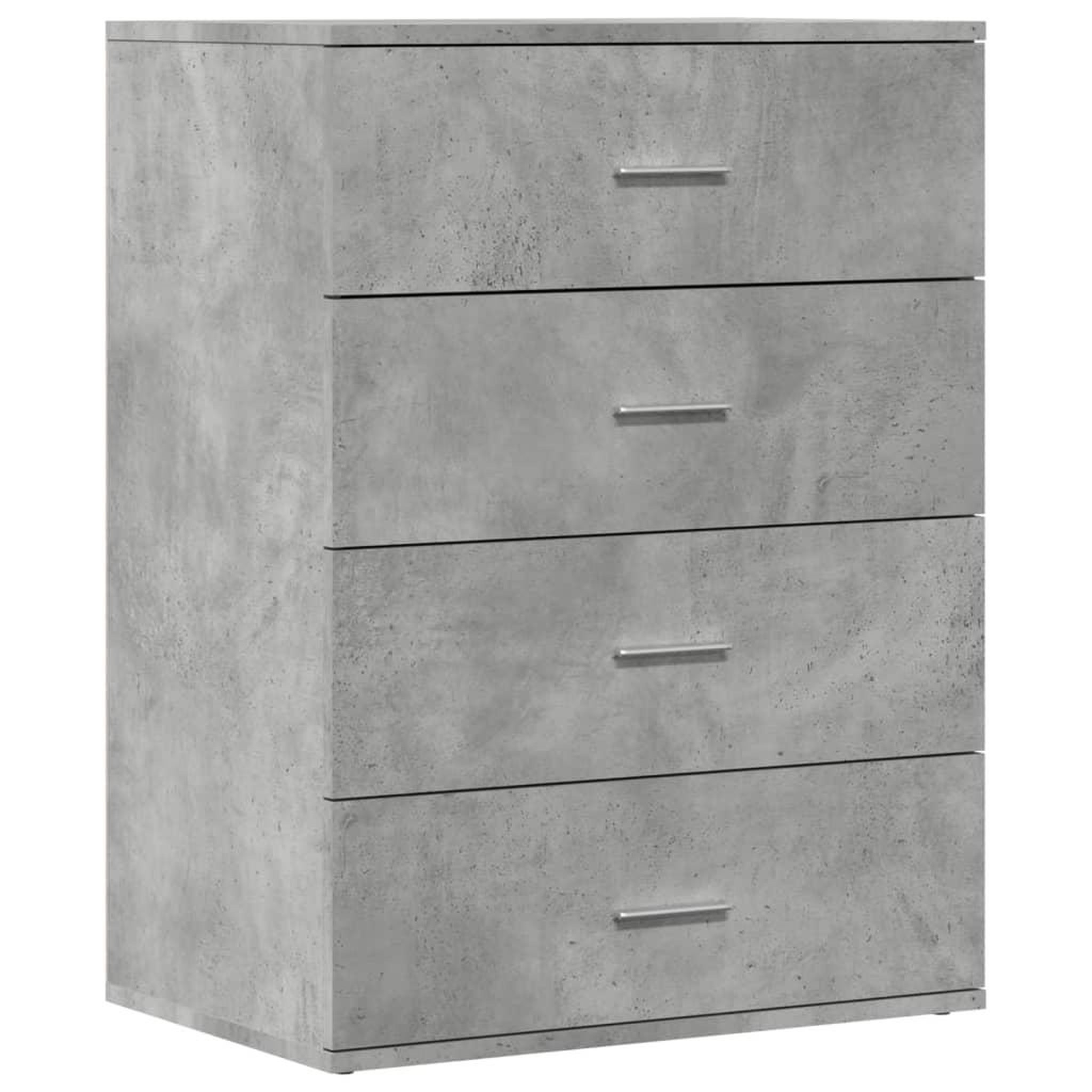 Voir la diapositive 4 : VIDAXL Buffets 2 pcs gris beton 60x39x80 cm bois d'ingenierie