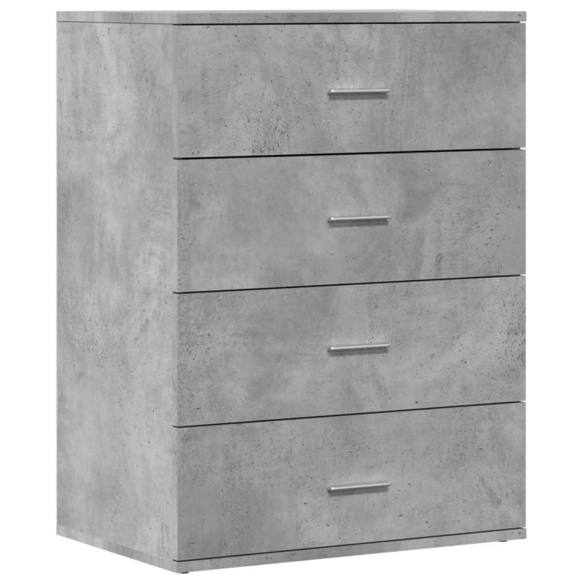 VIDAXL Buffets 2 pcs gris beton 60x39x80 cm bois d'ingenierie