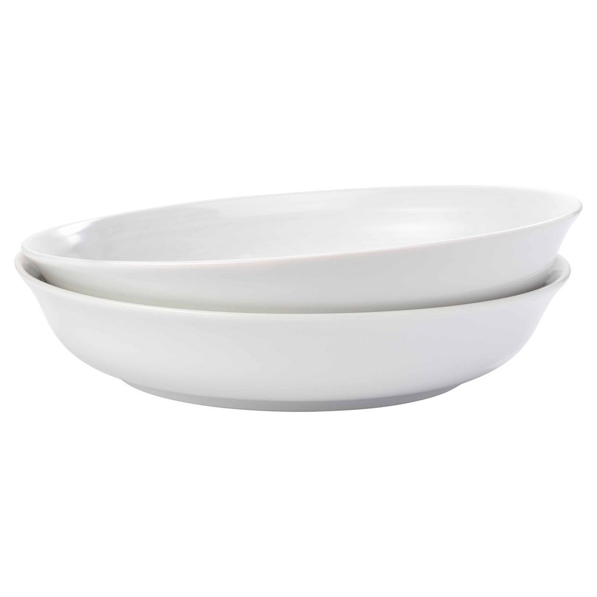 COMPTOIR DE FAMILLE Set de 2 assiettes creuses 22 cm blanc