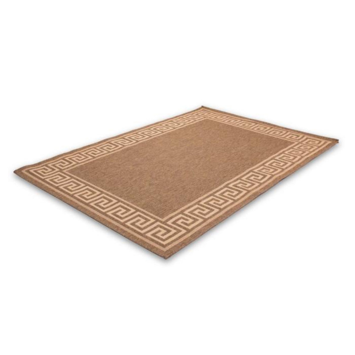 Paris Prix Tapis Graphique à Poils Courts  Malmo  Marron Café