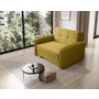 Voir la diapositive 6 : BEST MOBILIER Michelle - fauteuil convertible avec coffre en velours