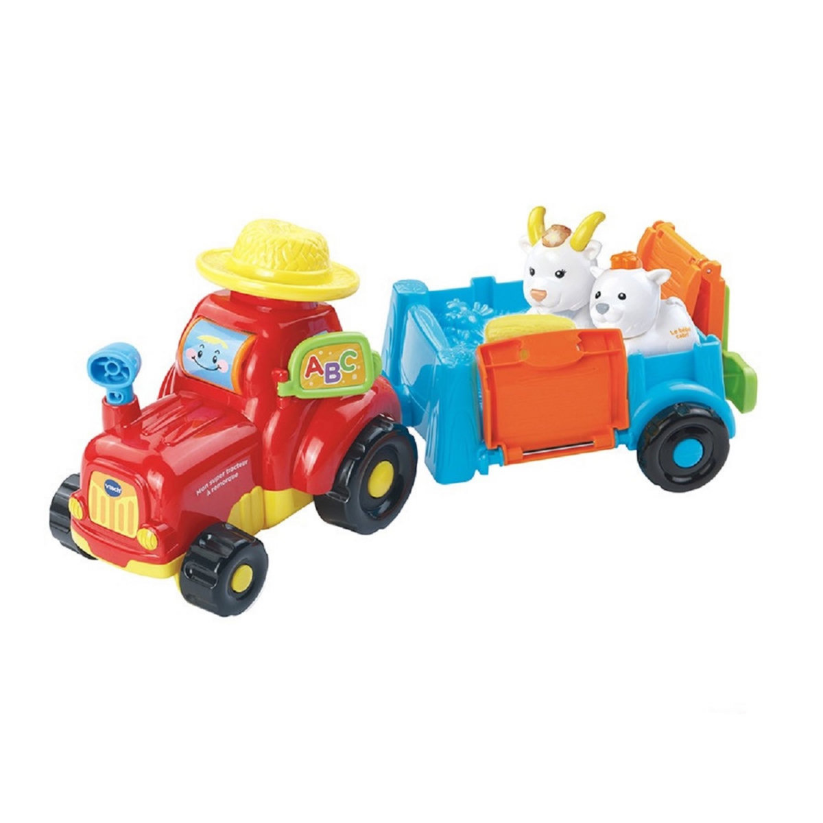 VTECH Tut Tut Animo Mon super tracteur à remorque (+Babette, la biquette à devinettes)