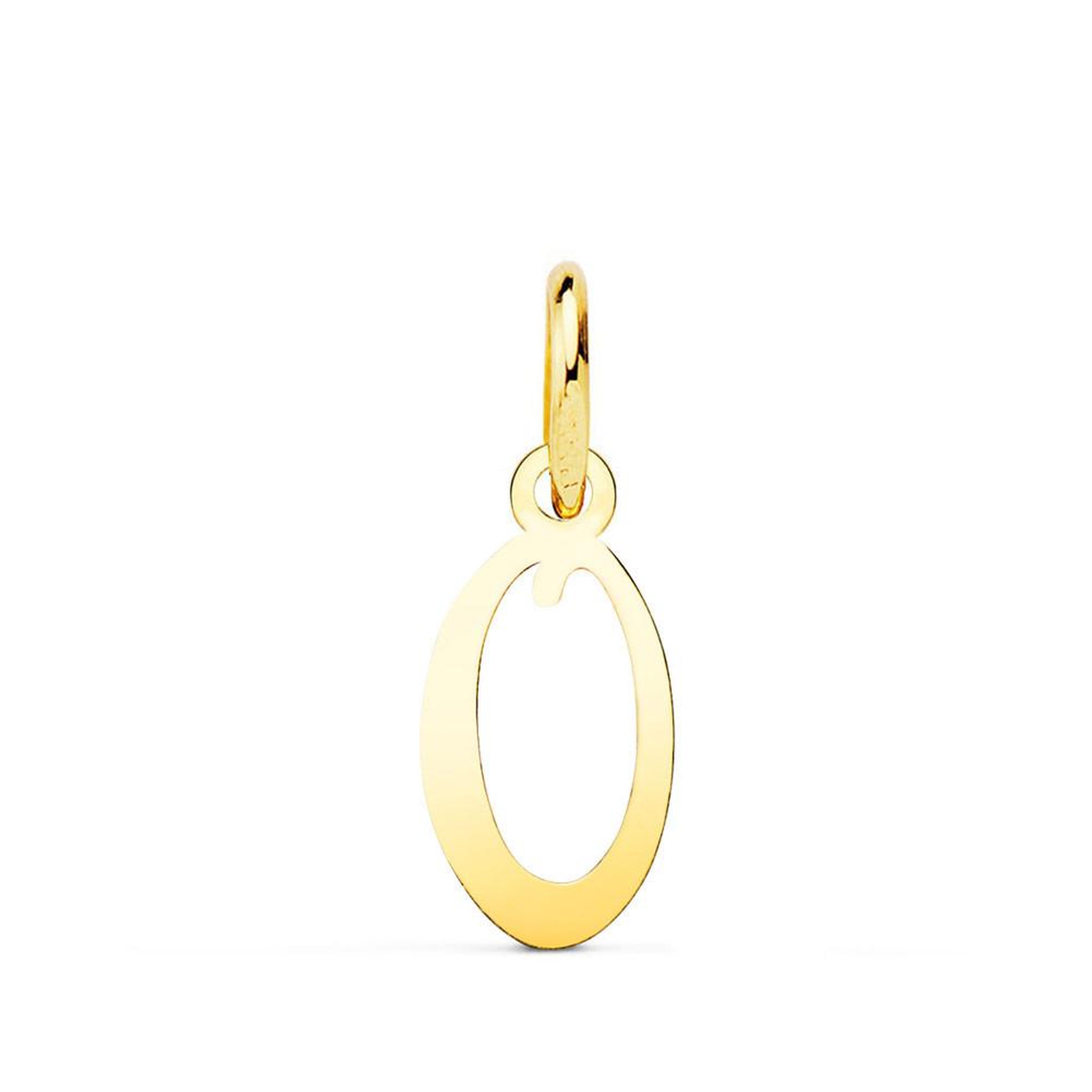 L'ATELIER D'AZUR Pendentif Lettre  O  Or 750 Jaune - Chaine Offerte