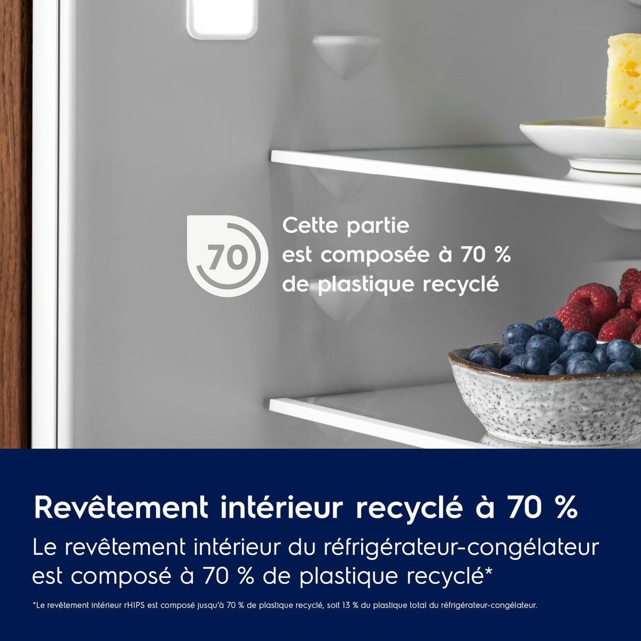 Voir la diapositive 2 : ELECTROLUX Réfrigérateur combiné ena6de18s