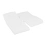 Voir la diapositive 2 : Sensei Maison Drap housse en percale de coton pour lit articulé SOFT PERCALE