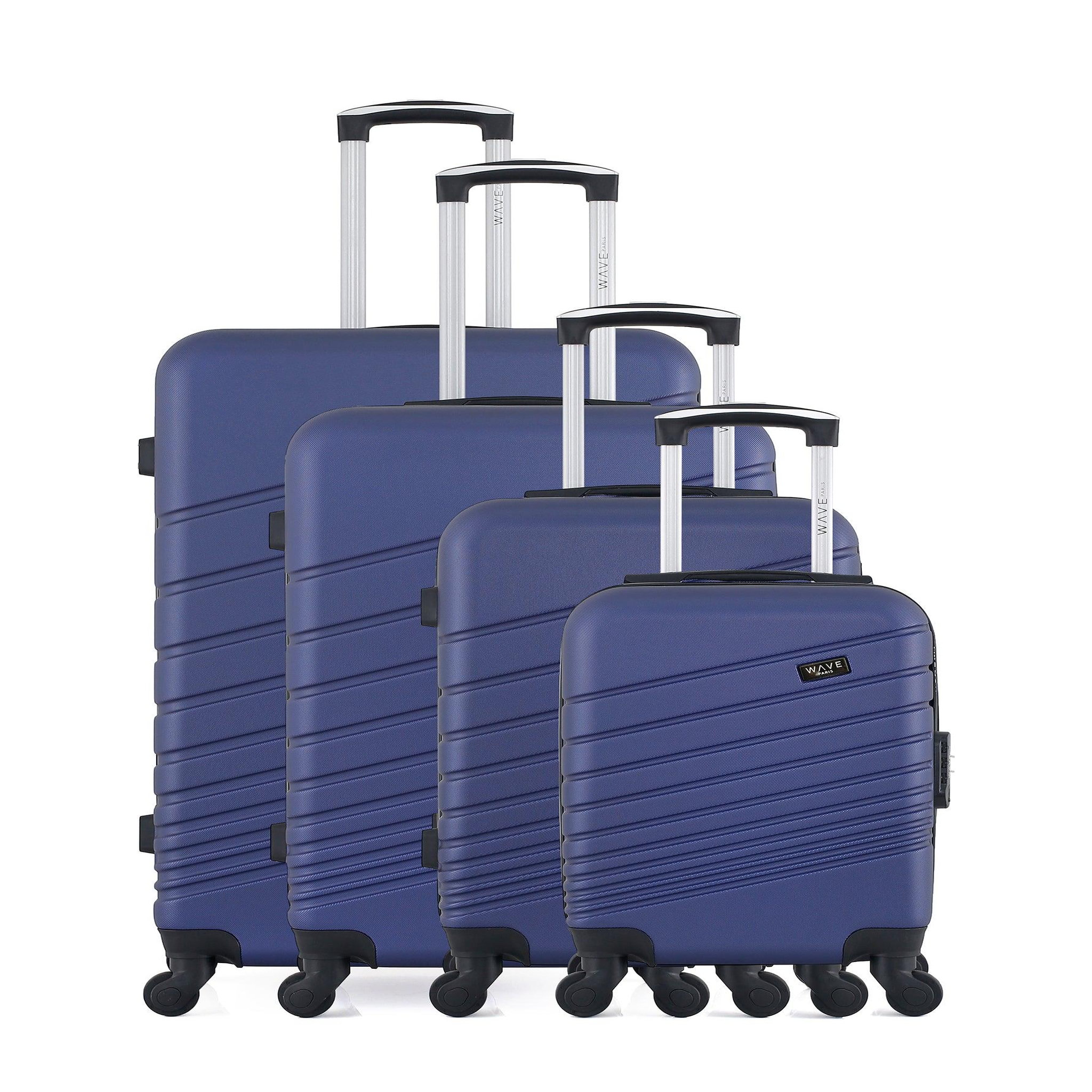 WAVE PARIS Wave paris - set de 4 valises rigides tigre-m