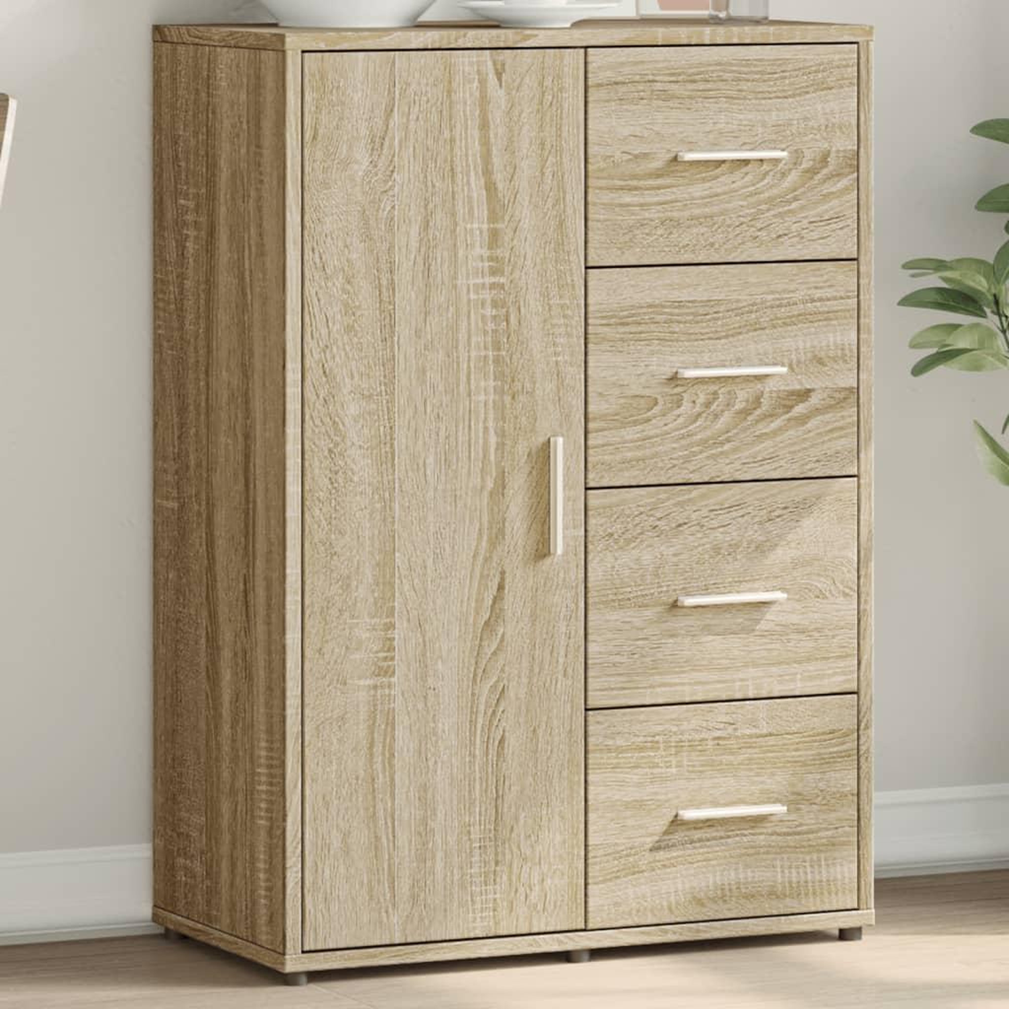 VIDAXL Buffet chene sonoma 60x31x84 cm bois d'ingenierie