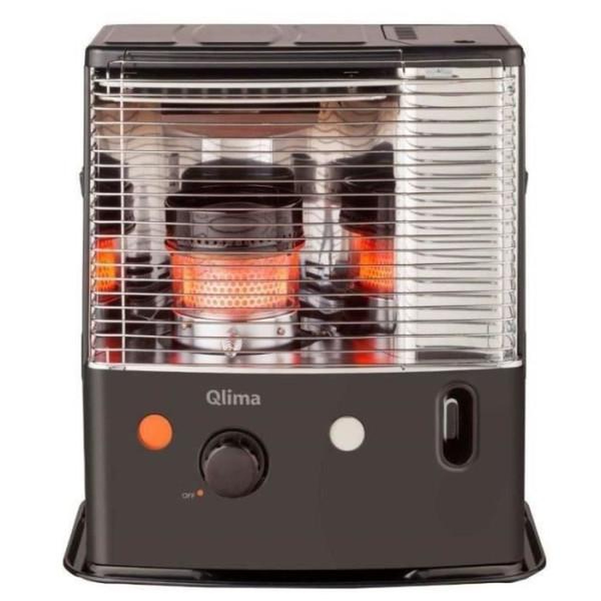QLIMA Poele a pétrole qlima r7224-sc - 2400 w - jusqu'a 85 m³ - détecteur co² - réservoir 4,2 l
