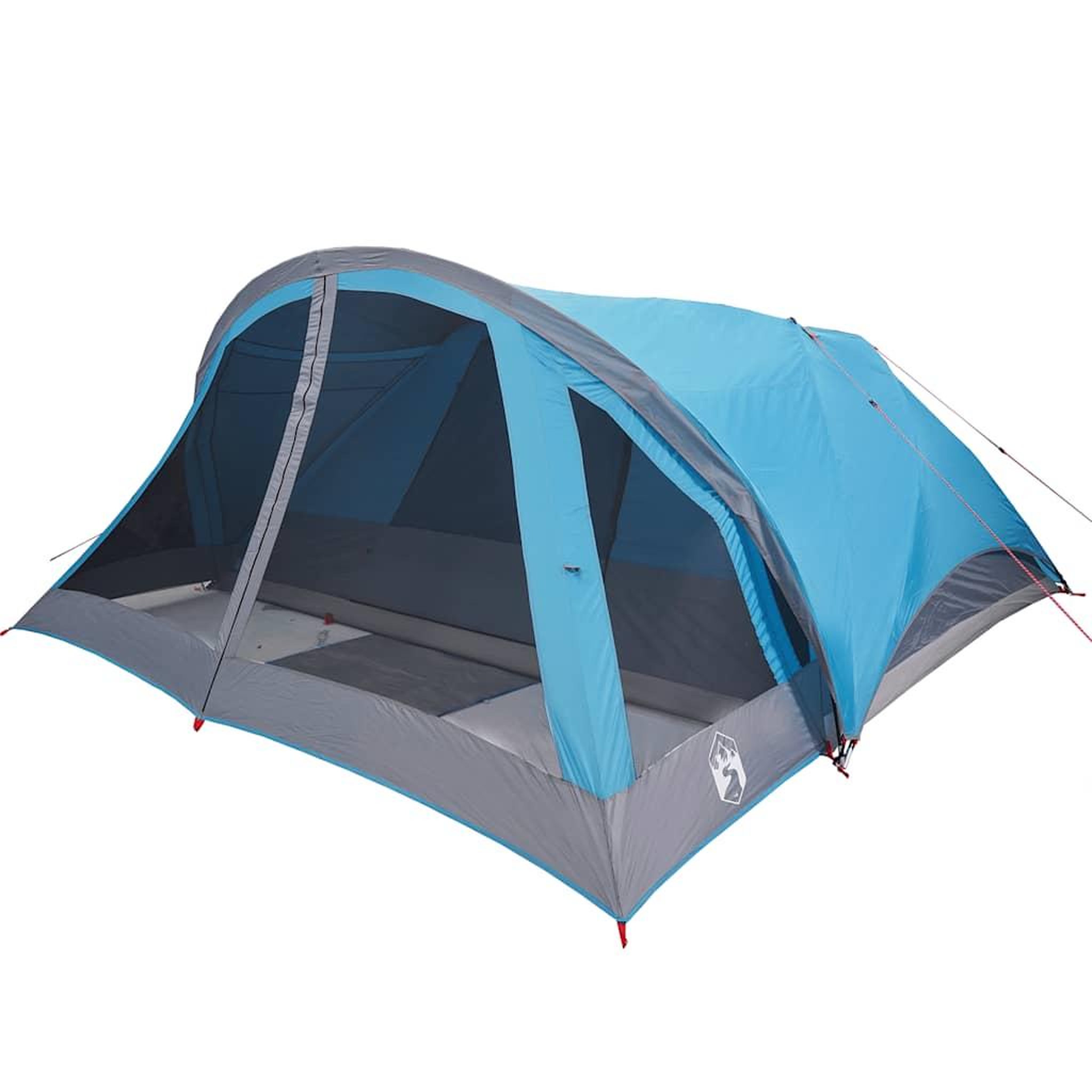 Voir la diapositive 5 : VIDAXL Tente de cabine familiale 6 personnes bleu impermeable