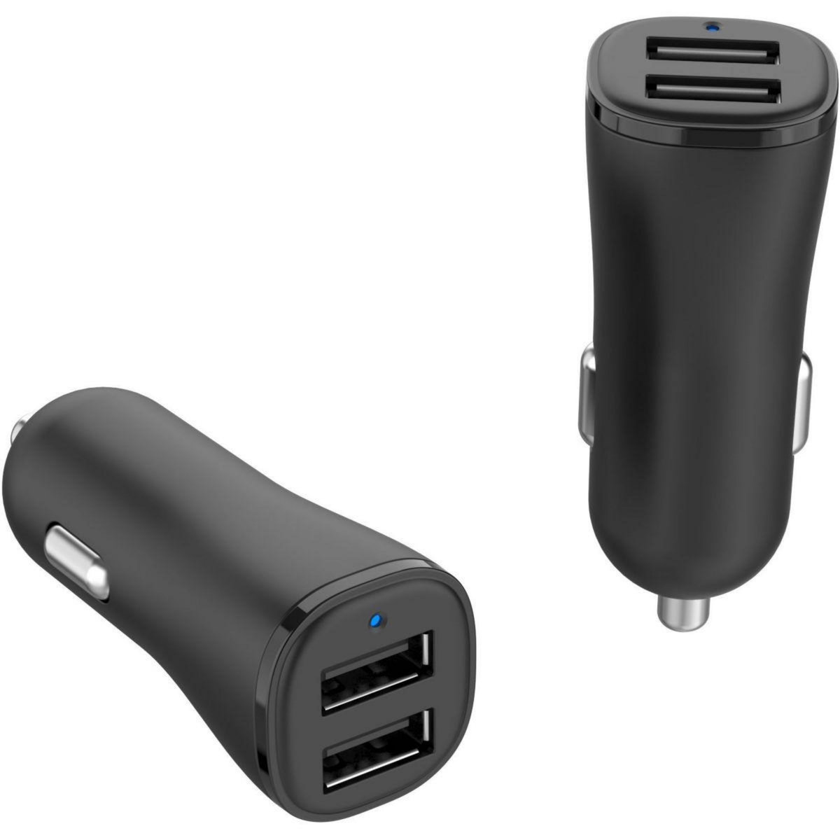 ESSENTIEL B Chargeur allume cigare 24W 2x USB-A noir