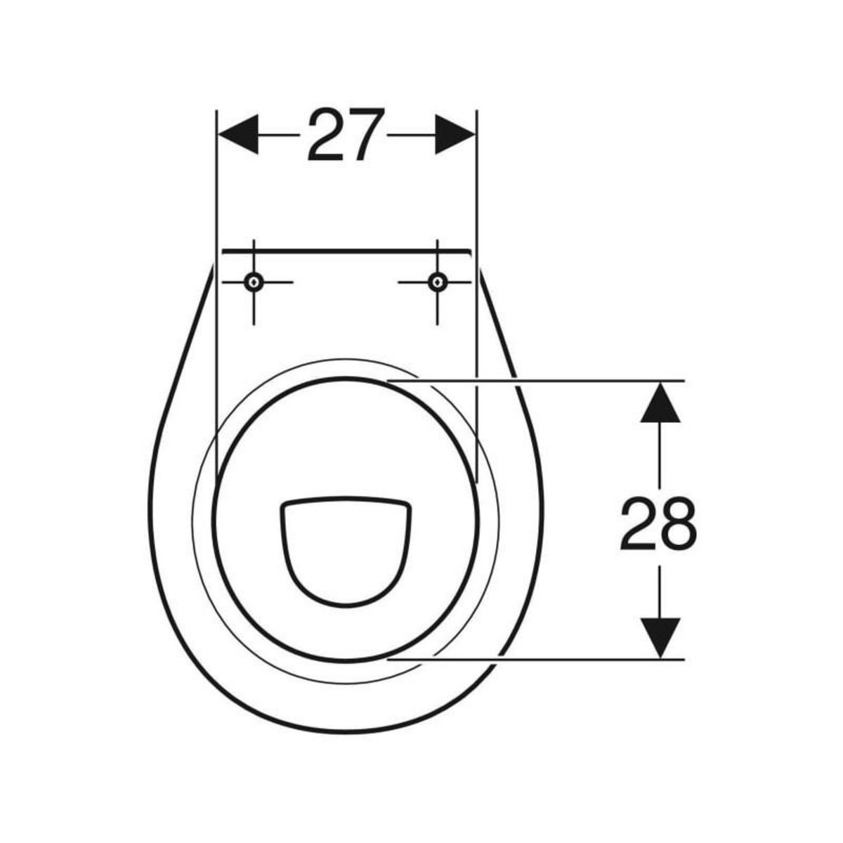 Geberit Cuvette WC au sol pour enfants BAMBINI GEBERIT 500.916.00.1