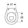 Voir la diapositive 3 : Geberit Cuvette WC au sol pour enfants BAMBINI GEBERIT 500.916.00.1