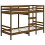 Voir la diapositive 4 : VIDAXL Lit superpose sans matelas marron miel 90x200 cm pin massif